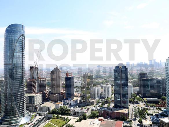 Upscale apartments that are part of the prestigious Maslak project in Istanbul.