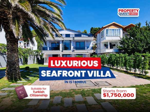 Luxurious Seafront detached villa for Sale in Istanbul, T&uuml;rkiye🇹🇷