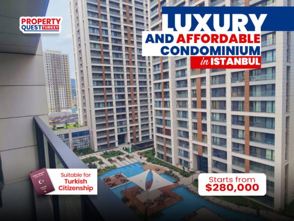 Luxury, and affordable  condominium for sale in the center of Istanbul (Asian side)!